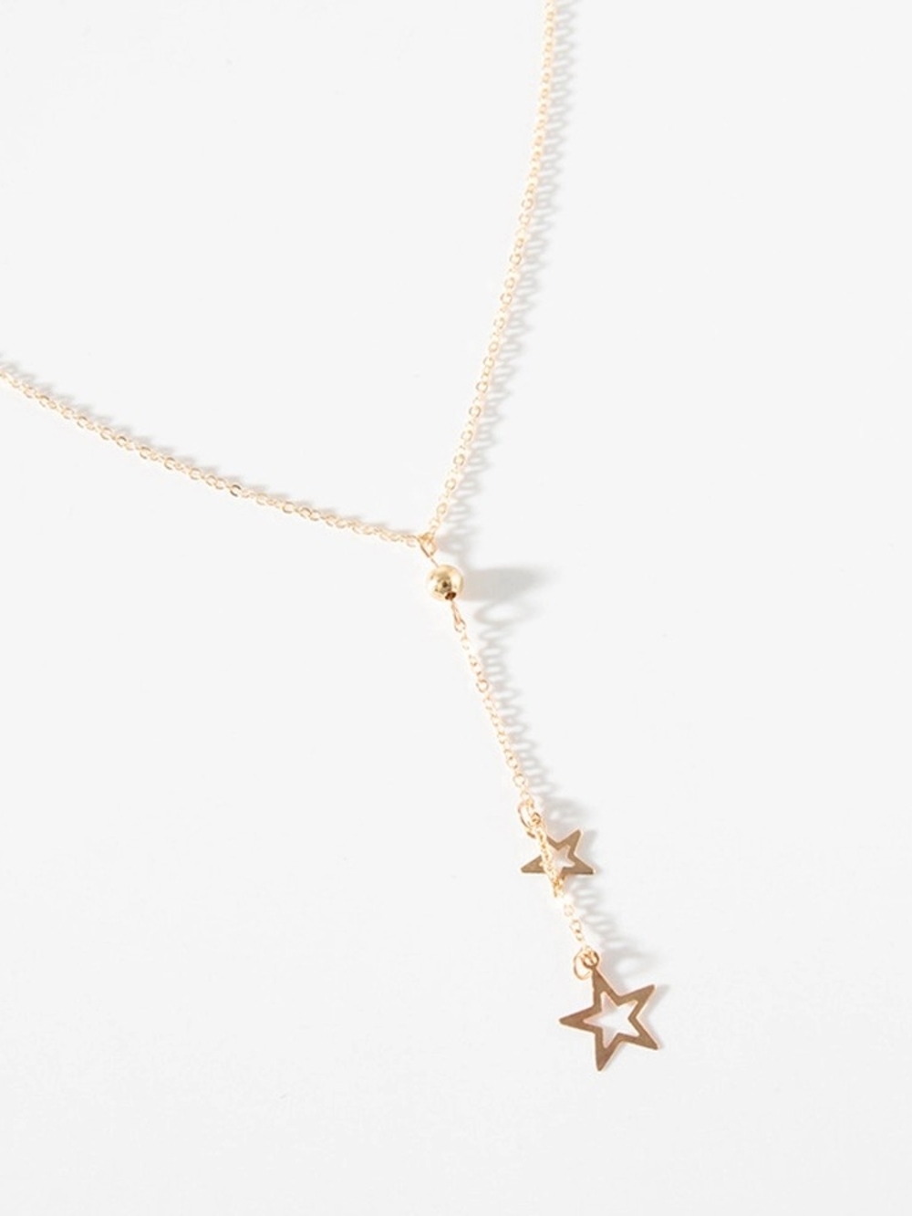 NWT Delicate Gold Star Drop Necklace - Women's Jewelry